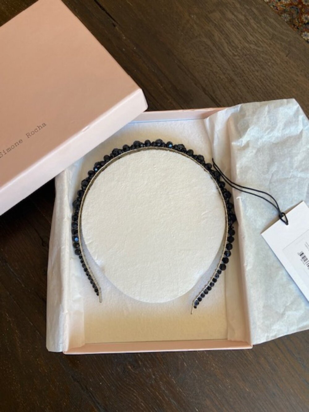 Simone Rocha Crystal Headband with Tag and Box - Picture 5 of 6